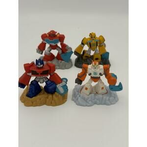 Transformers Playskool Heroes Rescue Bots Figures LOT of 4